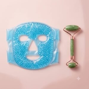 Jade Ice Roller and Mask Set